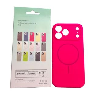 Чохол iPhone 17ProMax/18ProMax Silicon BEATS with MagSafe №10 Sunrise Pink