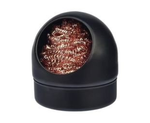 Очиститель жал паяльника (банка + губка / очистка металлической стружкой) (М)