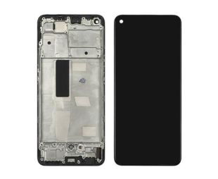 LCD Oppo Reno 5 Lite із чорним тачскрином + дисплейна рамка IPS (М)