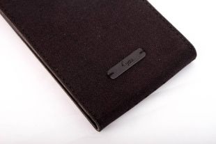 Чехол-книжка 4you Canvas ВЕРТИКАЛЬНАЯ 4,9"- 5,3" black универсальная "Акционная цена"