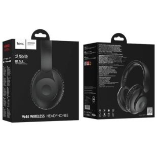 Bluetooth-гарнитура HOCO W45 (Bluetooth 5.3, мониторы) Black