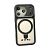 Чехол iPhone 17Pro Silicon Armor MagSafe Holder Grey
