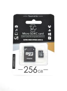 Micro SD 256Gb T&G Class 10 c ад. (UHS-3)