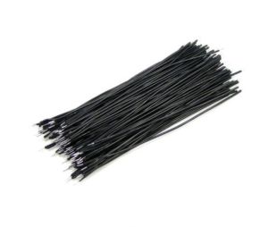 Провід < > монтажні чорні ( 100 шт ) ( M )
