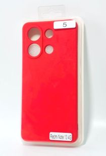 Чехол Xiaomi Redmi Note 13(4G) Silicon Original FULL №5 Red (4you)