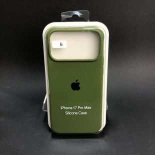 Чехол iPhone 17ProMax/18ProMax Silicon Case original FULL №64 olive green (4you)