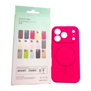 Чохол iPhone 17Pro/18Pro Silicon BEATS with MagSafe №10 Sunrise Pink