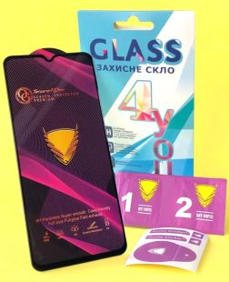 Захисне скло Xiaomi Redmi 10C/Redmi 12C Golden Armor Big Curve Black 4you