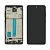 LCD Samsung A52 4G (A525) / A526 5G с черным тачскрином + серая корпусная рамка IPS (M) 