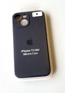 Чохол iPhone 12 Silicon Case original FULL Camera № 8 Dark blue ( 4you )