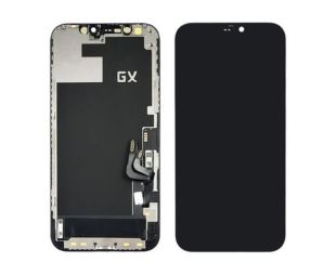 LCD iPhone 12 / 12 Pro з чорним тачскрином + дисплейна рамка GX-OLED (M) 