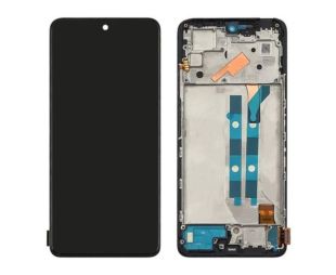 LCD Xiaomi Redmi Note 12Pro (4G) с чёрным тачскрином + корпусная рамка OLED (M)