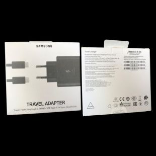 CЗУ SAMSUNG PD 2в1 45W (EP-TA800) + кабель Type-C-Type-C Black