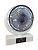 Вентилятор настільний Desktop loop Fan F23 (LED,5 режимів, 180°, Type-C) Blue