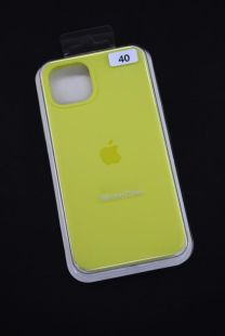 Чохол iPhone 15 Silicon Case original FULL №40 lemon (4you) 