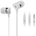 Наушники Celebrat D1 (микрофон, плоский шнур) White