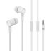 Наушники Celebrat D2 (микрофон, плоский шнур) White
