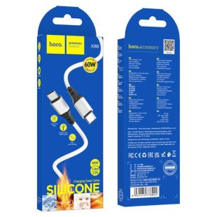 Cable Type-C/Type-C HOCO X86 1m White
