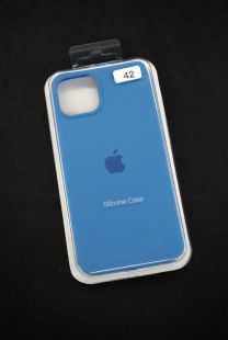 Чохол iPhone 15Pro Silicon Case original FULL №42 capri blue (4you) 