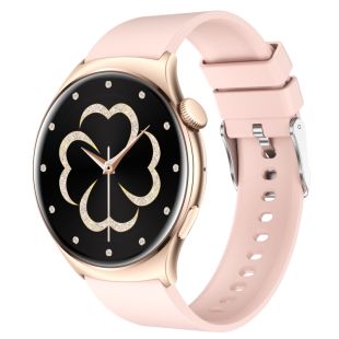 Часы Smart Watch 4you SPACE (1.43 AMOLED Звонки,фонарик, aluminum,12мес гар) CORAL PINK - Новинка!