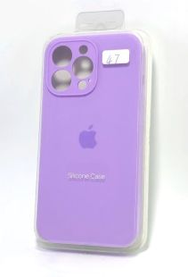 Чохол iPhone 12Pro Silicon Case original FULL Camera № 47 lilac ( 4you )