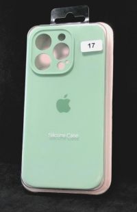 Чехол iPhone 12ProMax Silicon Case original FULL Camera №17 spring mint (4you) 