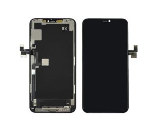 LCD iPhone 11 Pro Max с чёрным тачскрином + дисплейная рамка GX-OLED (M) 