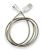 Usb-cable Micro USB 4you Vazi (2000mah, метал, 90град, сталевий) "Акційна ціна"
