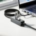 Hub HOCO HB1D 4 порти (USB to USB2.0*3+RJ45) Grey