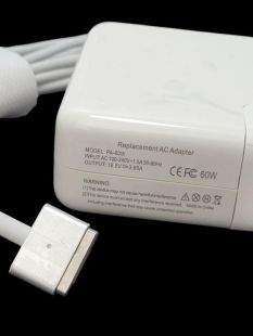 Блок питания для MacBook APPLE AE60-T magnetic MagSafe 2, 60W 16.5V 3.65A (A1436)