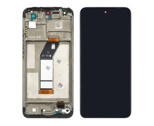 LCD Xiaomi Redmi 10  с черным тачскрином + корпусная рамка (М) 