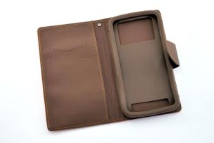 Чехол-книжка 4you Fancy 4,9"-5,3" orange/brown универсальная  "Акционная цена"