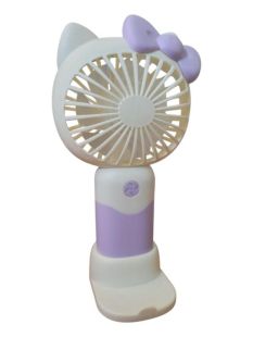 Вентилятор ручной MINI FAN SD-89 (подставка, 3 режима) Violet