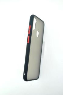 Чохол Samsung A21 / A215 Silicon Gingle Matte black / red
