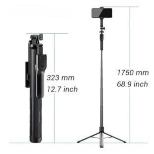 Держатель для Selfi Monopod NeePho NP-L2S (с триногой) Black