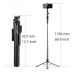 Держатель для Selfi Monopod NeePho NP-L2S (с триногой) Black