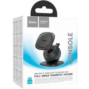 Holder HOCO H103 Daisy magnetic (center console) Black