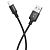 Usb-cable iPhone 5 HOCO X14 Times 2m (круглий, тканевий, метал. коннект) Black
