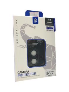 Захисне скло на камеру iPhone 17 Pro Plus 3D Black