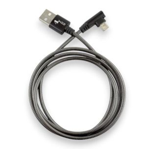 Usb-cable Micro USB 4you Vazi (2000mah, метал, 90град, черный) "Акционная цена"