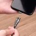 Usb-cable iPhone 5 HOCO U75 Blaze magnetic 3A 1.2m (метал.коннект,круглый,LED) Black