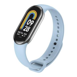 Ремешок на браслет фитнес Xiaomi mi band 8/9/10 Gray blue