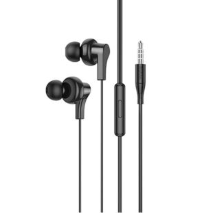 Гарнитура HOCO M114 (микрофон,круглый шнур) Black