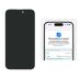 LCD iPhone 14 Pro Max с чёрным тачскрином + дисплейная рамка 120Hz (без ошибки) JCID-OLED (M)