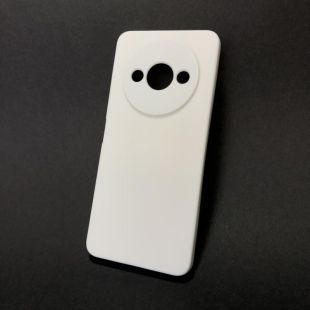 Чехол Xiaomi Redmi A3 Silicon Soft Silky №32 White (4you) "Акционная цена"