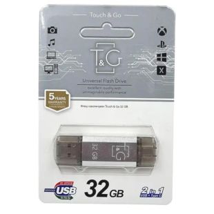 Usb 32Gb T&G 009 Star series (Type C 2.0) Silver