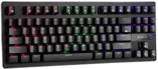 Клавіатура провідна XTRIKE ME GK-979 TKL (USB, з підсвічуванням) Black