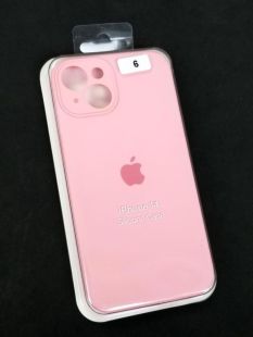 Чехол iPhone 12 Silicon Case original FULL Camera №6 light pink(4you)