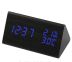 Настольные часы VST-861-5 (синяя подсветка, от сети) Black