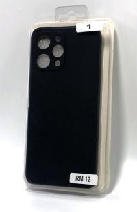 Чехол Xiaomi Redmi 12 Silicon Original FULL №1 black (4you)